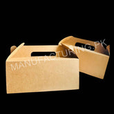 Kraft multipurpose box with handle