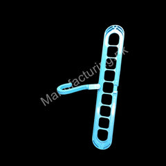 9-Hole Multi-Color Hanger – Space Saver Clothes Organizer