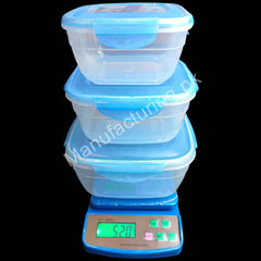 PP BOWEL (3 Pcs Set)– 2.3 L Combined Capacity