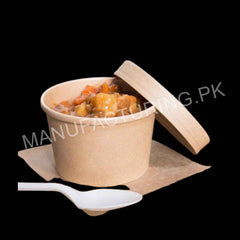 250ml Kraft bowl with lid