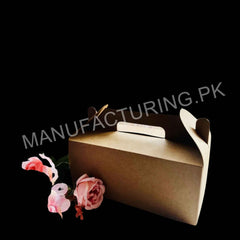 Kraft multipurpose box with handle