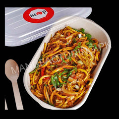 700ml Bagasse (sugarcane pulp) bowl with lid