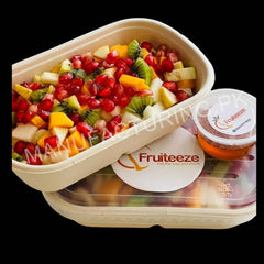 700ml Bagasse (sugarcane pulp) bowl with lid