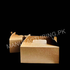 Kraft multipurpose box with handle