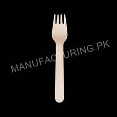 160mm birchwood disposable DINNER fork