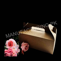 Kraft multipurpose box with handle